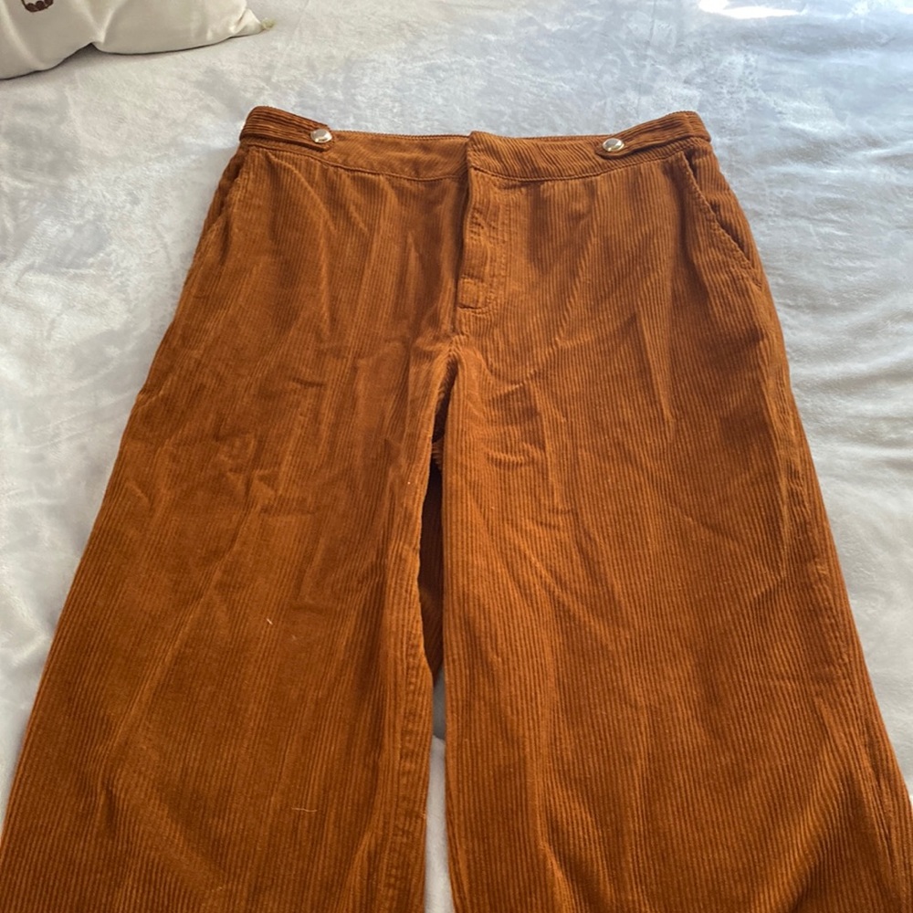 Corduroy Wide Leg Pants